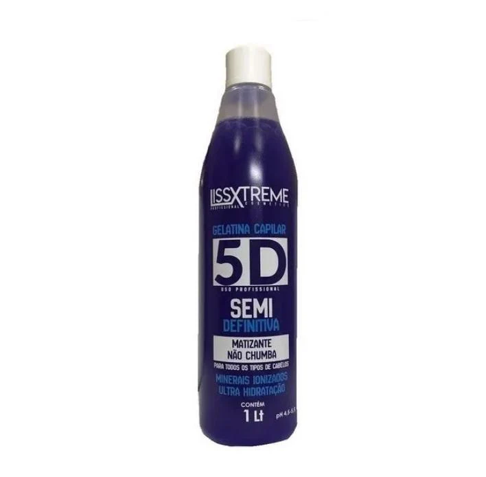 5D System Semi-Definitive Tinting Progressive Brush Gelatin 1L - Liss Xtreme - Image 2