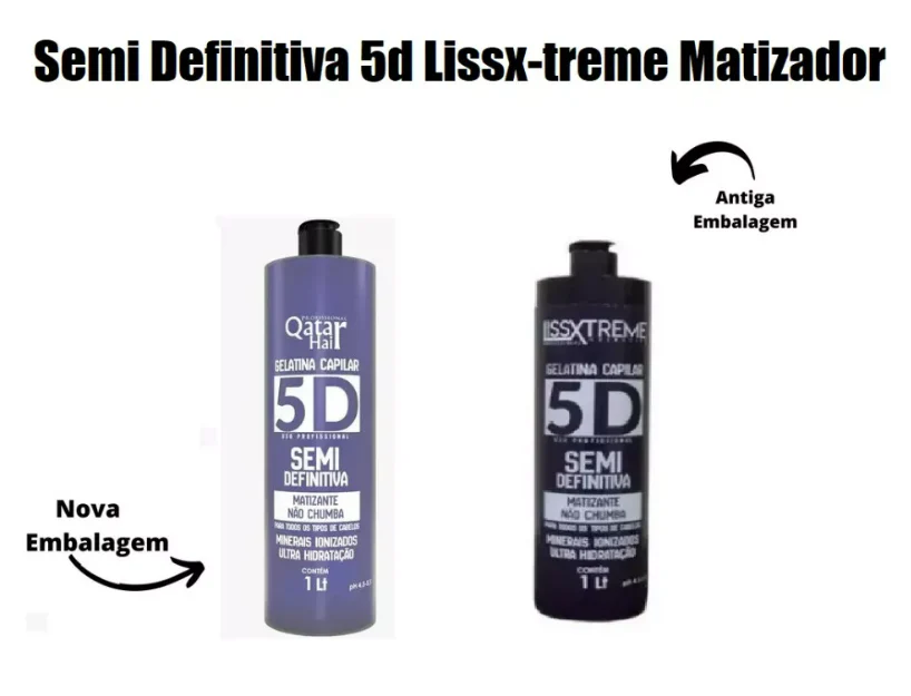 5D System Semi-Definitive Tinting Progressive Brush Gelatin 1L - Liss Xtreme - Image 3