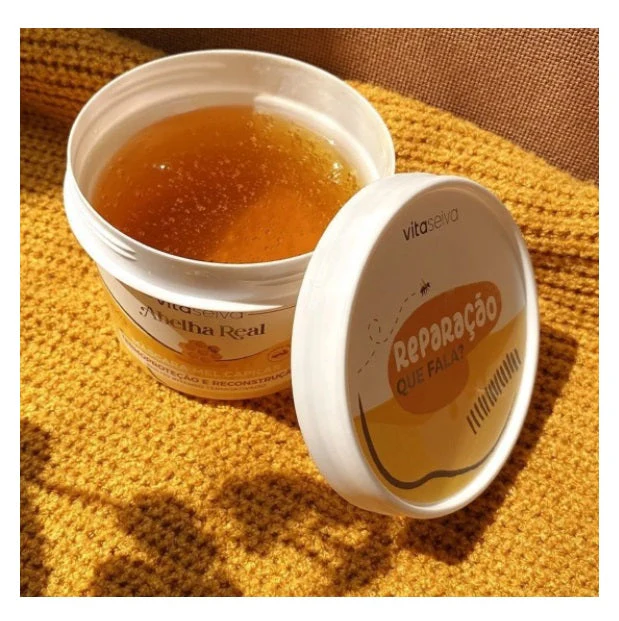 Abelha Real Bee Jelly Damaged Treatment Anti Frizz Shine Mask 450g - Vita Seiva - Image 2