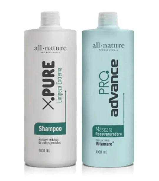 Advance Pro Reestructuring Progressive Brush Treatment Hair Kit 2x1L - All Nature
