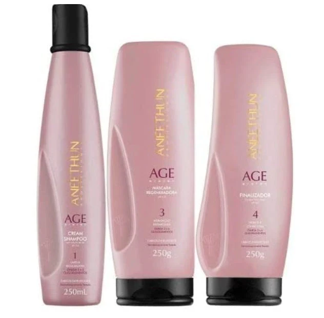 Age System Hair Replacement Recovery Hair Moisturizing Kit 3 Itens - Aneethun