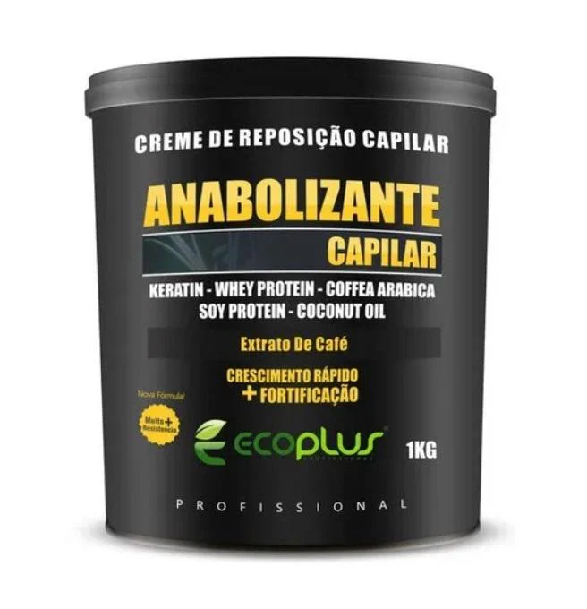 Anabolic Replenisher Cream Anabolizante Fortifying Growth Mask 1Kg - Ecoplus
