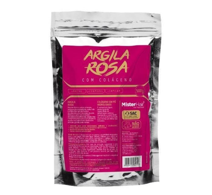 Antioxidant Moisturizing Pink Clay With Collagen Treatment 500g - Mister Hair
