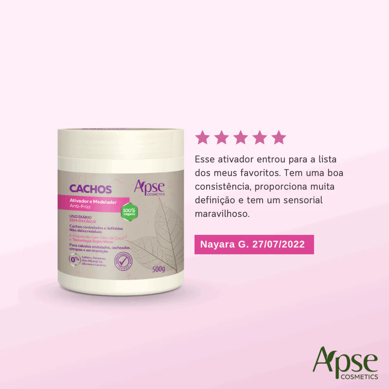 Apse Cosmetics - Anti-Frizz Curl Activator and Styler 17.6 oz - No Poo / Low Poo - Conditioning Action - Image 4