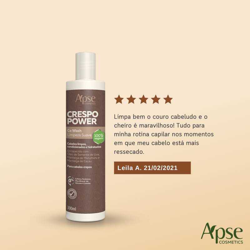 Apse Cosmetics - Co Wash Gentle Cleansing Curly Power 10 fl oz - Image 3