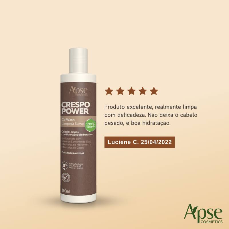 Apse Cosmetics - Co Wash Gentle Cleansing Curly Power 10 fl oz - Image 4