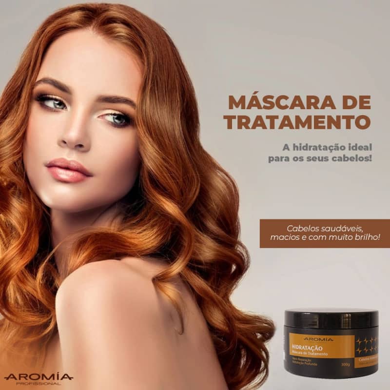 Aromia Cosméticos Hydration- 300g Capillary Mask - Image 3