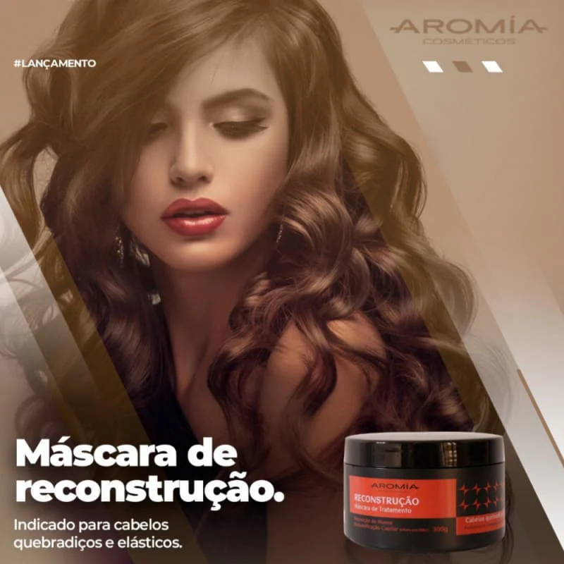 Aromia Cosméticos Reconstruction- 300g Capillary Mask - Image 2