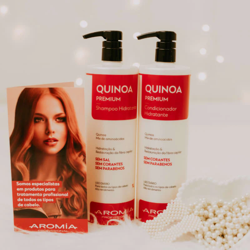 Aromia Cosméticos Quinoa Premium Moisturizing Conditioner 1l - Image 3