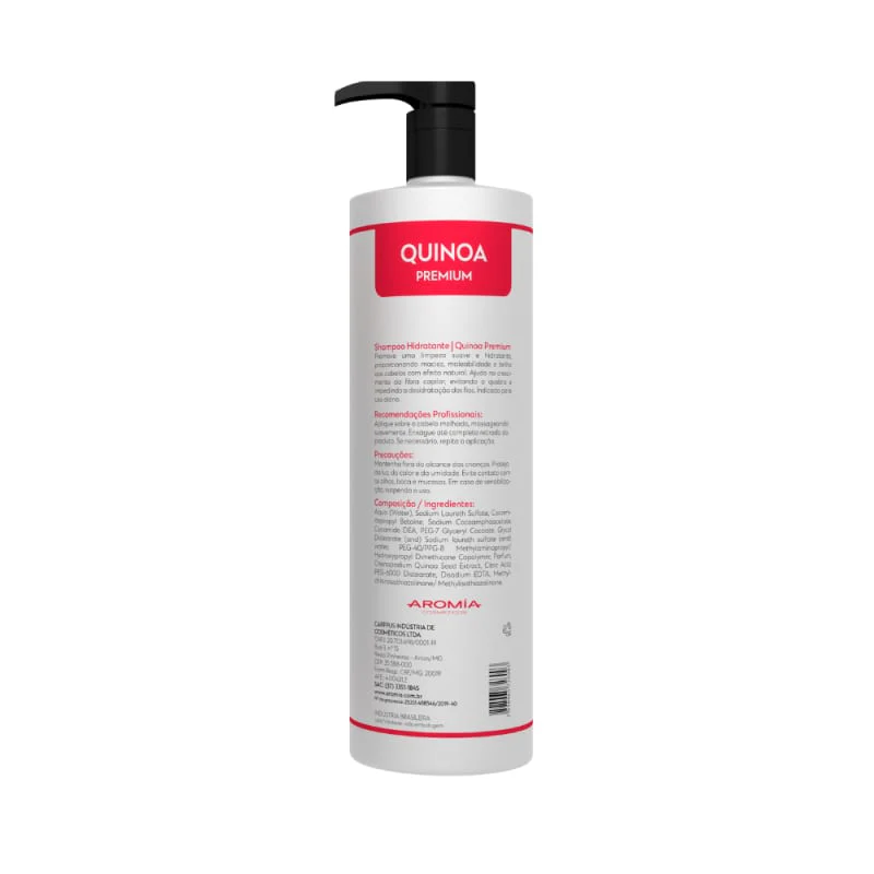 Aromia Cosméticos Quinoa Premium Shampoo Moisturizing 1l - Image 2