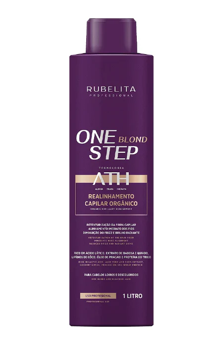 ATH One Step Blond Smoothing Moisturizing Organic Progressive 1L - Rubelita - Image 2