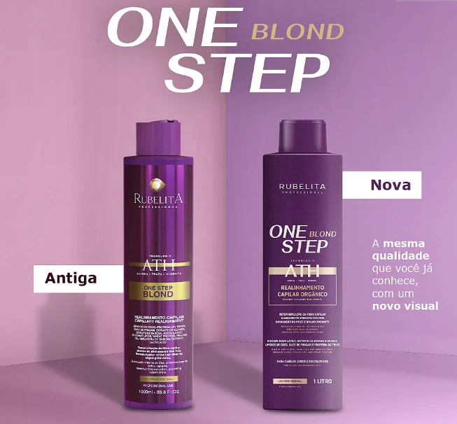 ATH One Step Blond Smoothing Moisturizing Organic Progressive 1L - Rubelita - Image 3