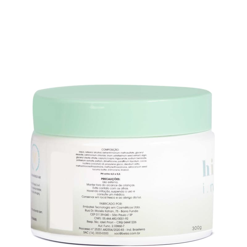BELZA Hidrahair Instant Hydranutrition- 300ml Capillary Mask - Image 3