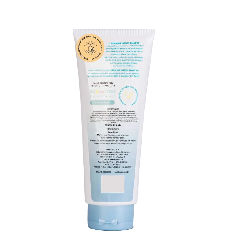 BELZA Hydrahair Instant Hydranutrition- Shampoo 250ml - Image 2
