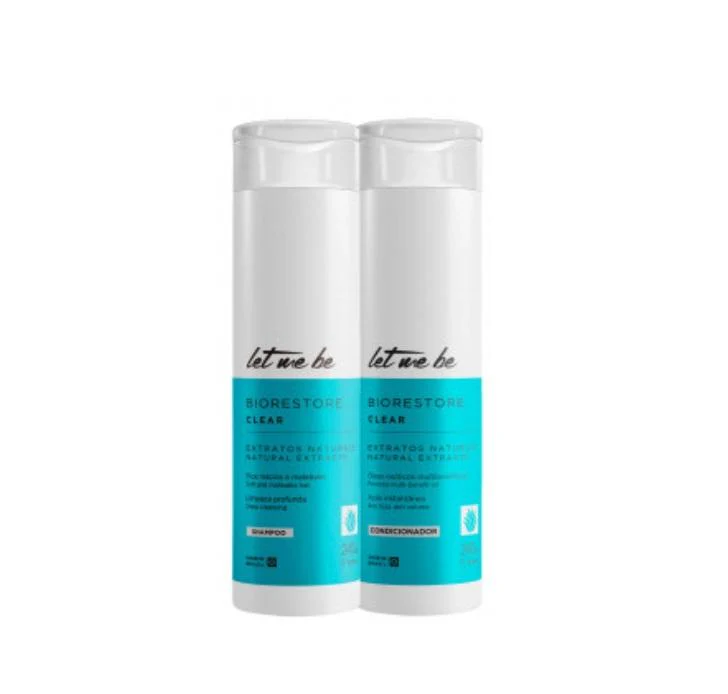 Let Me Be BioRestore Clear Keratin Panthenol Home Care Hyration Kit 2x240ml - ProSalon