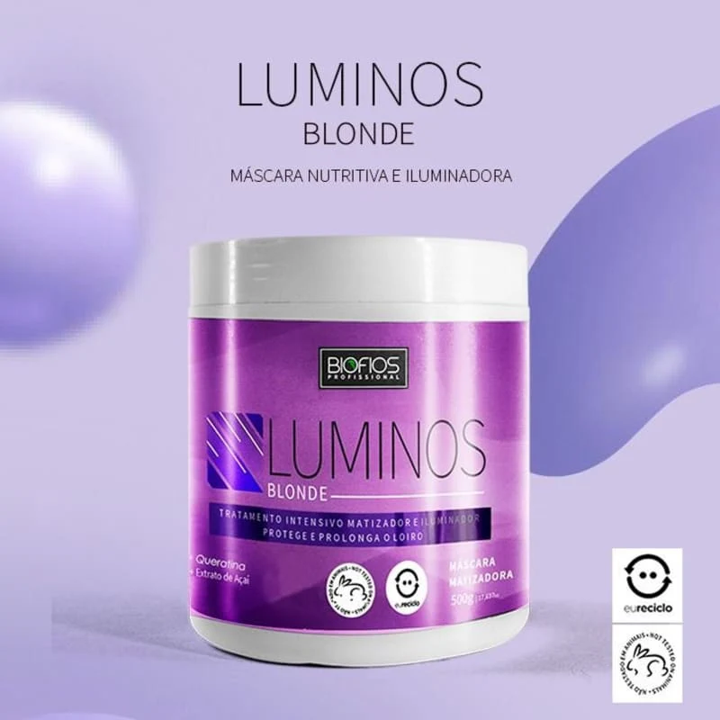 Biofios Profissional Luminos Blonde - Matizadora Mask 500g - Image 2