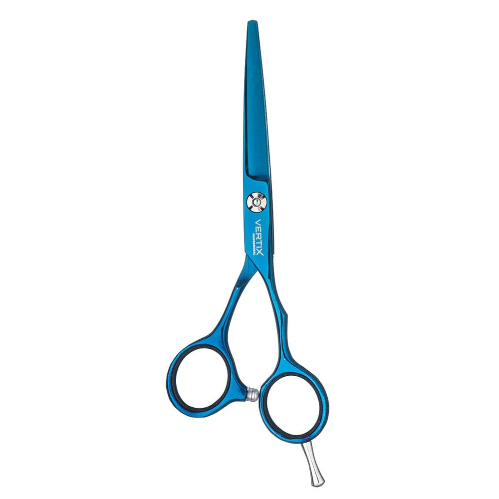 Blue Titanium Laser Scissors 5.5 Hair Shear - Vertix Professional