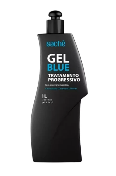 Blue Treatment Gel Progressive Brush Intensive Curly Hair Straightening 1L - Leazy - Image 2
