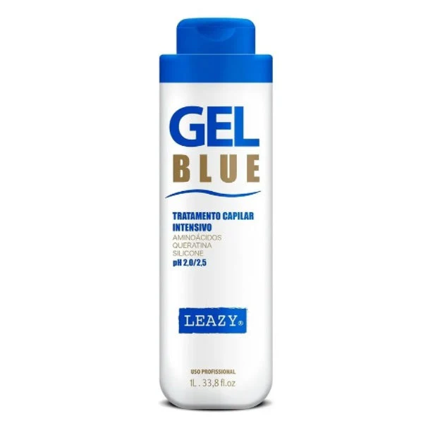 Blue Treatment Gel Progressive Brush Intensive Curly Hair Straightening 1L - Leazy - Image 3
