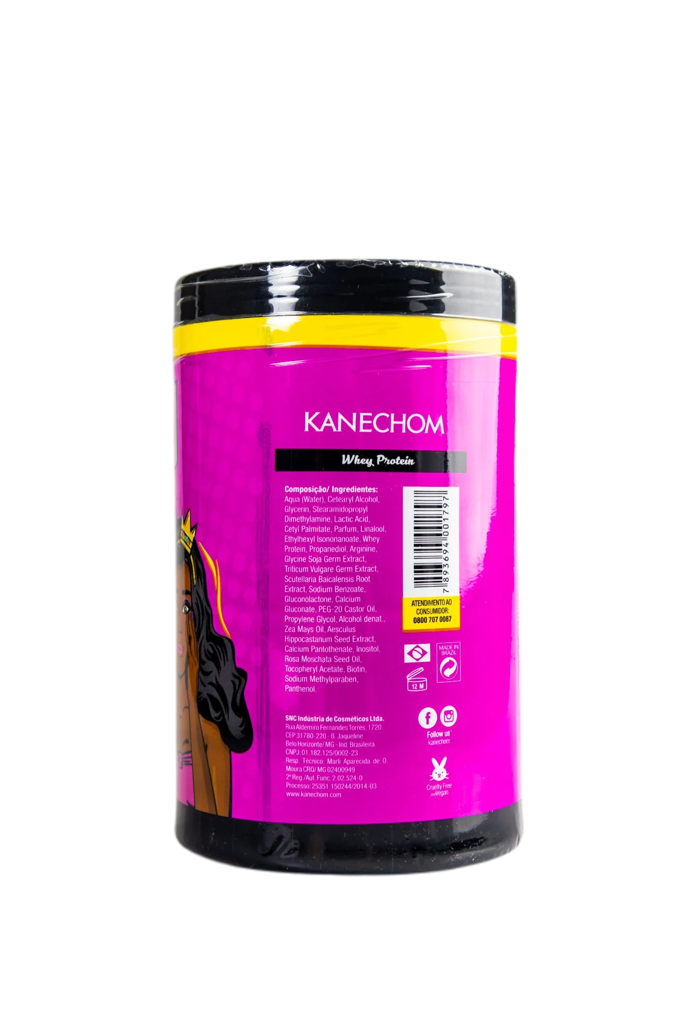 Bombou Whey Protein Vitamins Hair Fortifying Growth Combing Cream 1Kg - Kanechom - Image 3