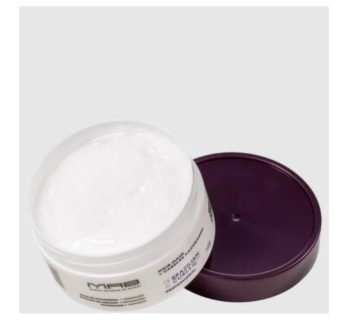 Brazilian Curls Curly Wavy Hair Silkiness Hydration Treatment Mask 100g - MAB - Image 2