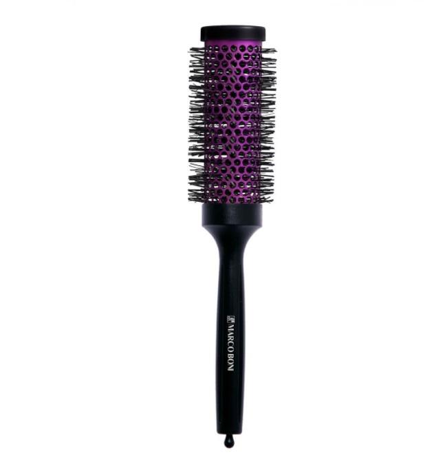 Brazilian Original Thermal Hair Styling Brush Metallic Cast 52mm 7750 - Marco Boni - Image 2