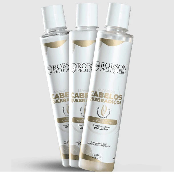Robson Peluquero Home Care Brittle Hair Kit 3x300ml / 3x 10.1 Oz - Image 2