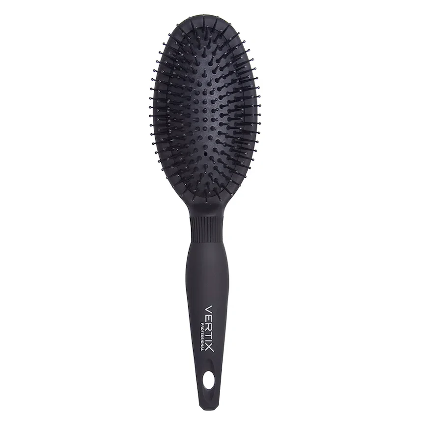 Black Oval Detangle Hair Brush - Vertix Professional