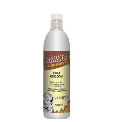 Brush Progressive and Curls Fixer Conditioning Leave-In 4 in 1 500ml - Gllendex