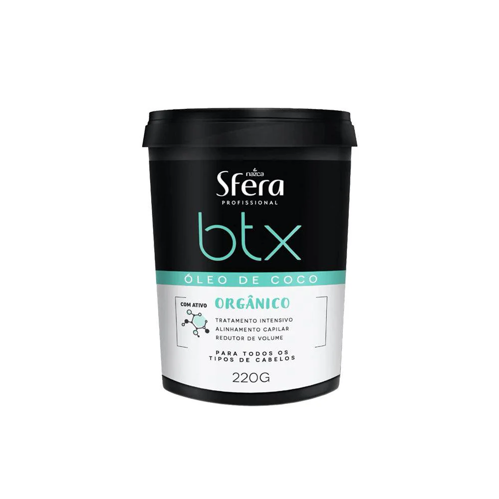 Sfera Organic Deep Hair Mask Volume Reducer Hair Smoothing Coconut Oil Cream 220g - Nazca