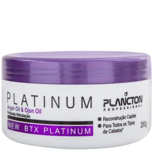 Deep Hair Mask Platinum Tinting Argan and Ojon Hair Mask Moist 250g - Plancton Professional - Image 3