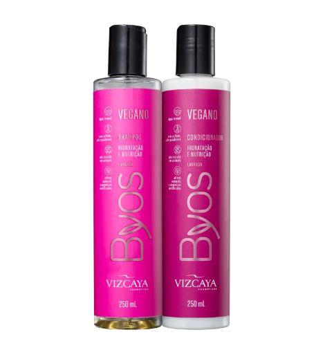 Byos Chamomile Extract Argan Oil Hydration Nutrition Vegan Kit 2x250ml - Vizcaya
