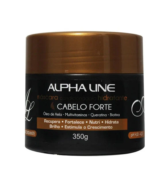 Cabelo Forte Strong Hair Moisturizing Conditioning Hair Mask 350g - Alpha Line