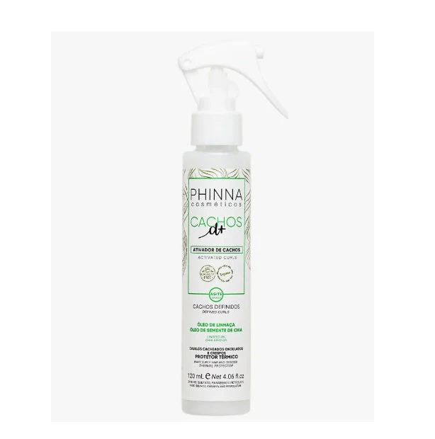 Cachos D+ Curly Hair Maintenance Shine Softness Hydration Curls Activator 120ml - Phinna