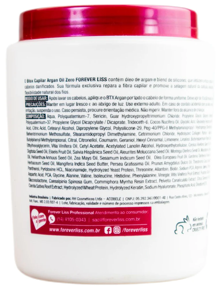 Capillary Btox Mask Argan Oil 1kg - Forever Liss - Image 3