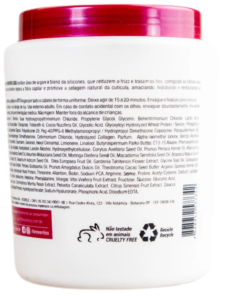 Capillary Btox Mask Argan Oil 1kg - Forever Liss - Image 4