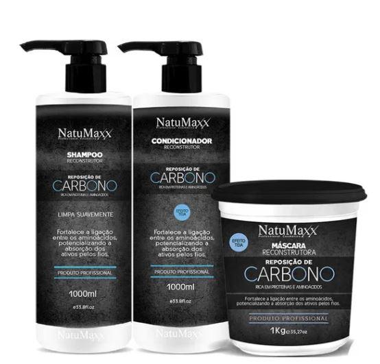 Carbon Replacement Reconstruction Restructuring Treatment Kit 3x1 - Natumaxx