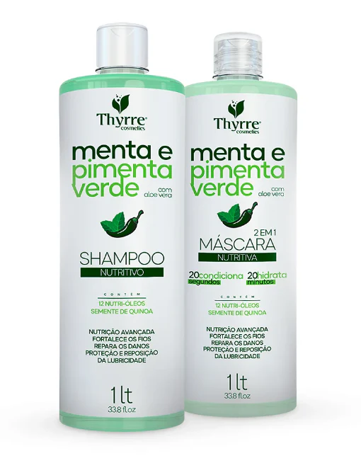 Eaê Cosmetics Crono Pepper Mint Kit 2x 1L / 2x 33.8 fl oz