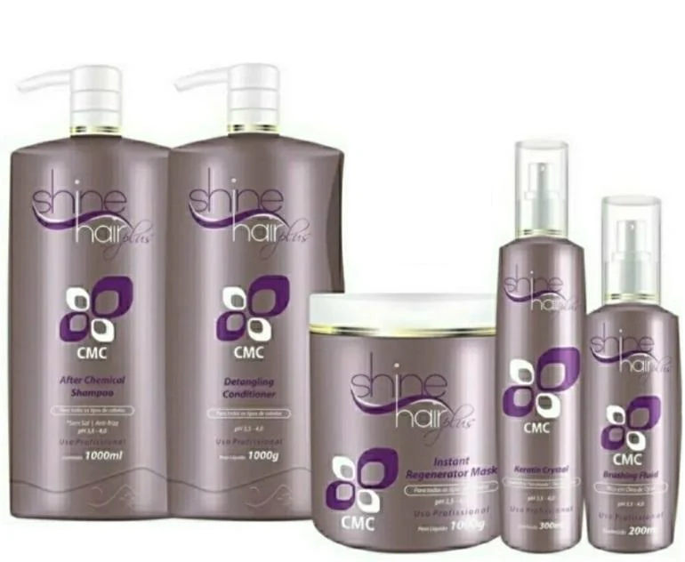 CMC Cell Membrane Complex Damaged Hair Treatment Kit 5 Itens - Shine Hair