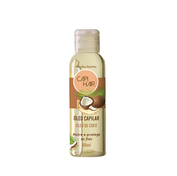 Coconut Almond Amendoa Moisturizing Protection Hair Oil 60ml - Abelha Rainha