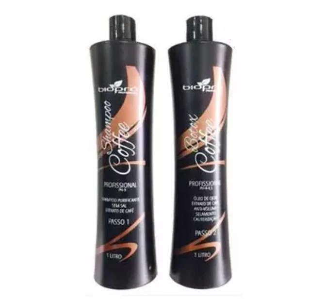 Coffee Extract Volume Reducer Gloss Progressive Botox Plastic Kit 2x1L - BioPro