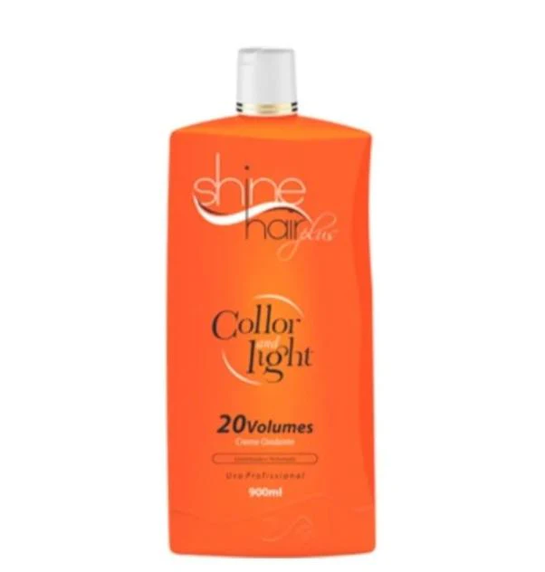 Color Light Creamy Perfumed Oxidant Emulsion 20 Volumes 900ml - Shine Hair