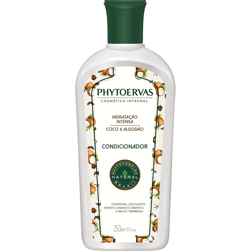 Phytoervas Intensive Coconut Hydration Conditioner and 250ml Cotton