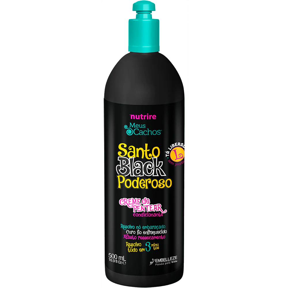 Novex Combing Cream My Cachos Santo Black Powerful 500ml