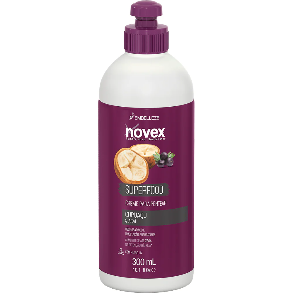 Novex Combing Cream Superfood Cupuaçu And Acai 300ml