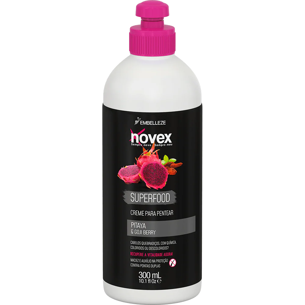 Novex Combing Cream Superfood Pitaya And Gojiberry 300ml
