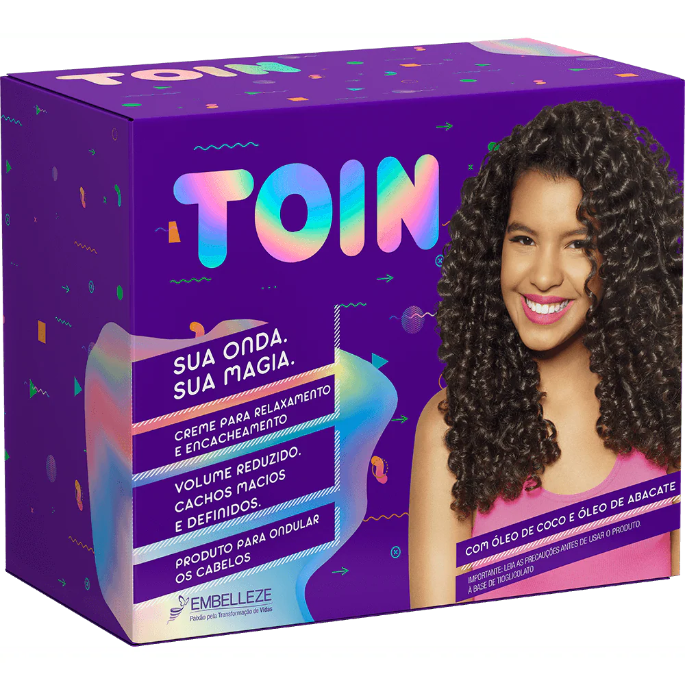 Toin Hair Relaxer Cream Toin Kit