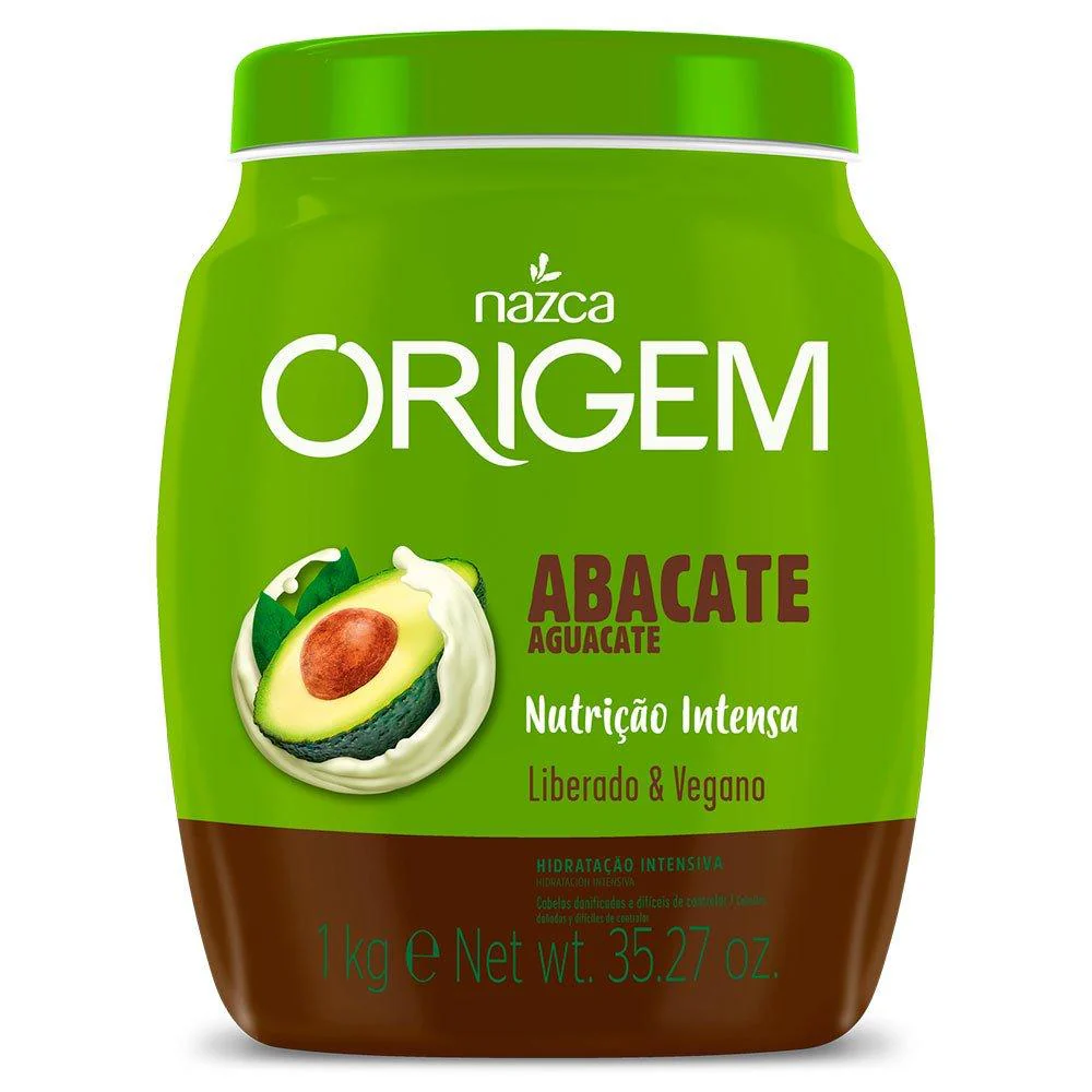 Origem Abacate Aguacate Moisturizing Cream Vegan Avocado Mask 1kg - Nazca - Image 2