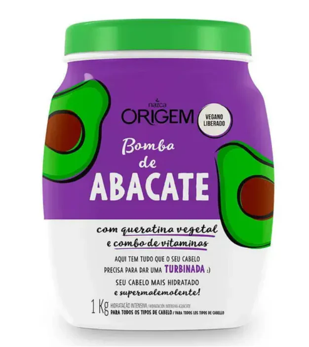 Origem Abacate Aguacate Moisturizing Cream Vegan Avocado Mask 1kg - Nazca - Image 3