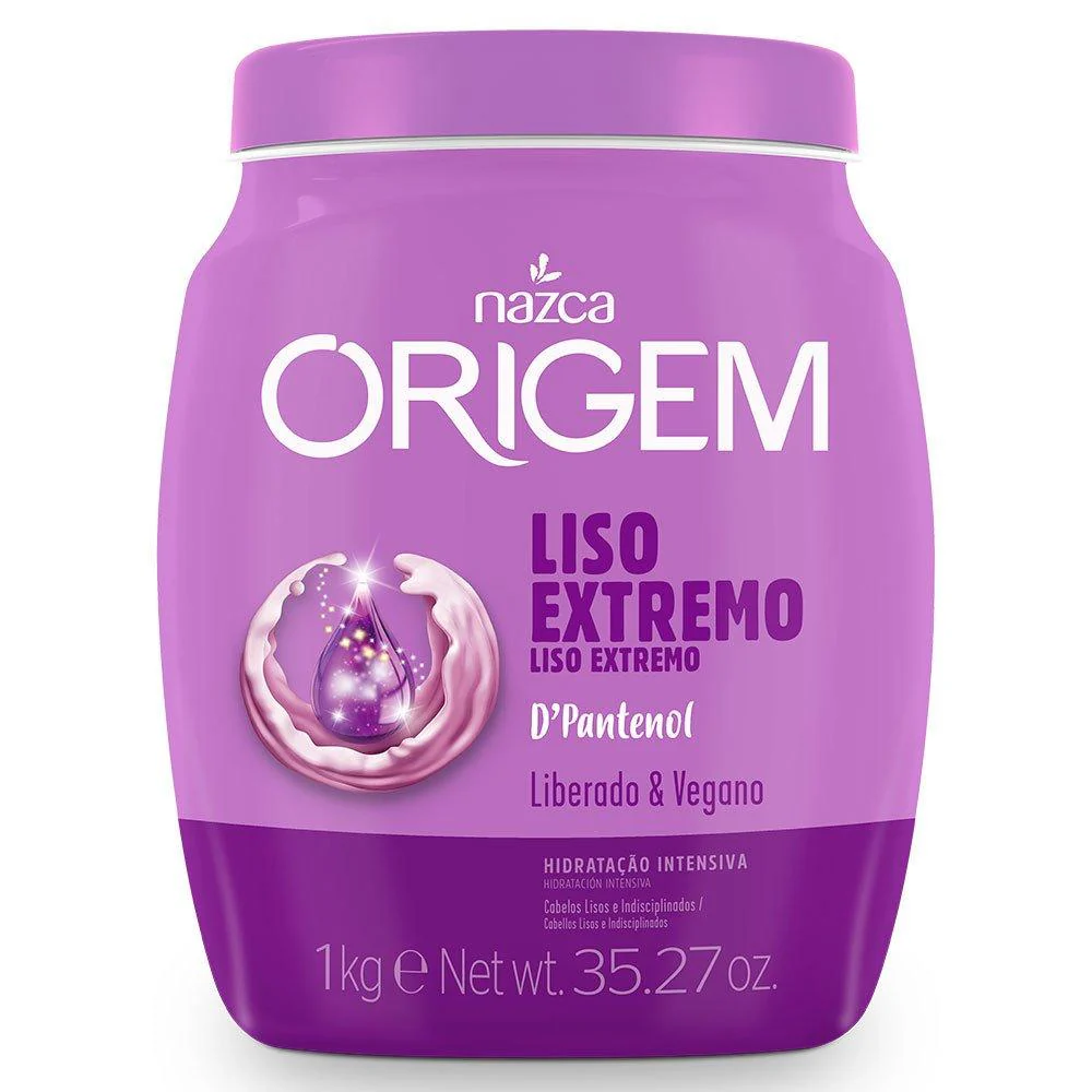 Origem Intense Moisturizing Extreme Smooth Vegan Hair Mask 1kg - Nazca - Image 2